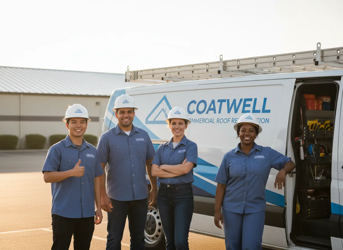 Commercial roof coating company in Bruington, VA